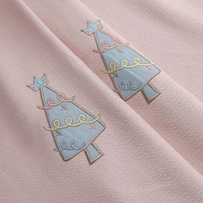 [Magic Tree] Embroidered kids room blackout curtain - Pink